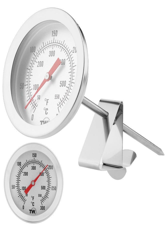 Thermometer World Candy Thermometer with Pot Clip Professional Candy Making Probe - Ideal Stainless Steel Dial Accurate Sugar Thermometer for Candy Making and Sugar Melting Cooking Kitchen - Image 1